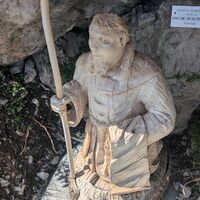 San Gualberto in seiner Nische