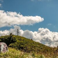 Unterhalb des Gipfels