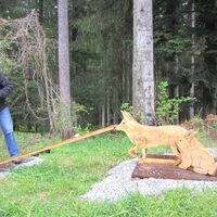 Gaudi Golf Station "Fuchs und Hase"