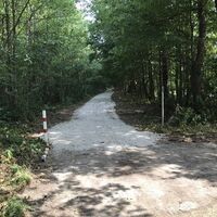 Das neu angelegte Teilstück des Wanderweges