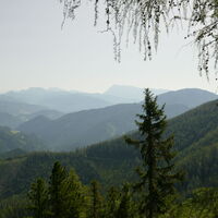 Blick zu den Eisenerzer Alpen