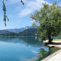 Radfahren entlang der Küste