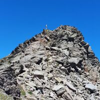 Abstieg von der Kreuzspitze
