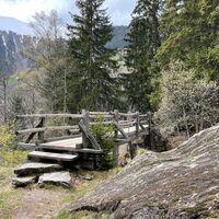 Brücke Blatten - Rischinerwald
