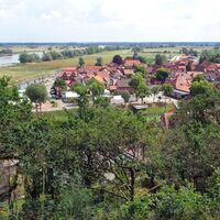 Panoramablick vom Weinberg auf Hitzacker