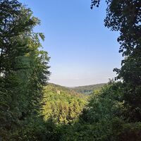 Ausblick zur Ruine Liebeneck