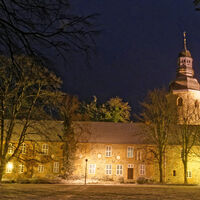 Kloster Zeven im abendlichen Glanz