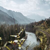 Rauchbodenweg mit Reichenstein und Enns