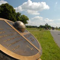 "Jupiter" vom Planetenweg am Deichkronenradweg