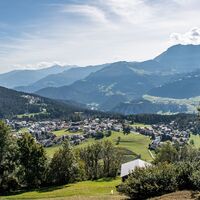 Blick auf Laax