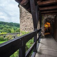Herrstein: Wehrgang zwischen Glocken- und Schinderhannesturm