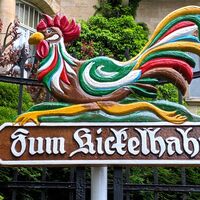 Wegweiser am Kickelhahner Weg
