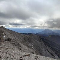Blick von der Kreuzspitze zum Hochmölbing