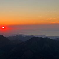 Sonnenuntergang Sünserspitze