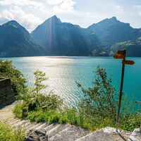 Wanderung mit Aussicht in Sisikon am Urnersee