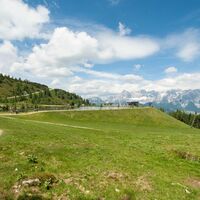Der Reiteralmsee-Speicherteich auf der Reiteralm