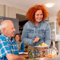 Innenraum des Café saisonal in Herbitzheim