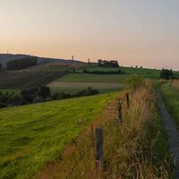Blick zurück Richtung Tittenberg