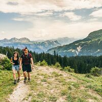 Aufstieg zur Spitzmeilenhütte