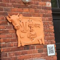 Eingangangsschild Muuuhseum  im Sommerschulspeicher Wust