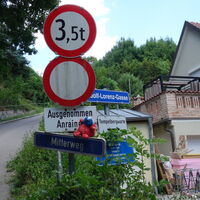 Abstieg in Altenberg