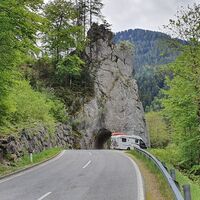 6.2 km Natur-Tunnel beim Ort Johnsbach