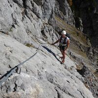 Eindrücke vom Klettersteig (1)