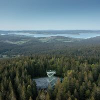 Moldaublick Drohnenaufnahme