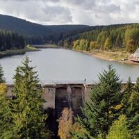 Naherholungsgebiet "Lütsche-Stausee" im Thüringer Wald