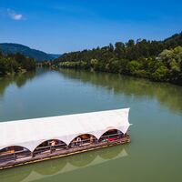 Floßfahrt auf der Drau
