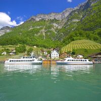 Anlegestelle in Quinten