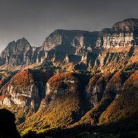 Churfirsten im Herbstlicht