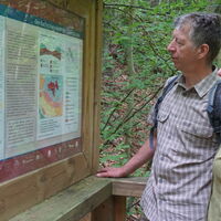 Informationstafel Bachschwinde in der Teufelsküche