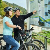 Orientierungstafel am Rheinweg