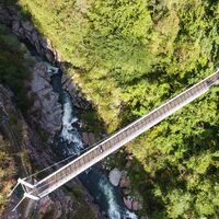 Canyon del Limarò – Hängebrücke