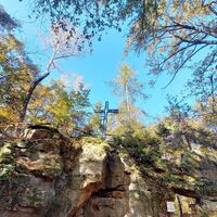 Gipfelkreuz am Mühlsteinbruch