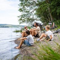 Familie am Schluchsee