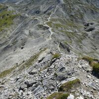 Abstieg zur Akarscharte