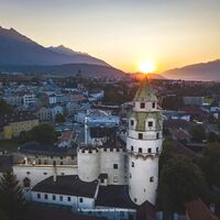 Sonnenaufgang Hall in Tirol
