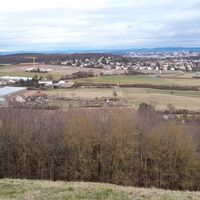 Blick vom Grüner Heiner in Richtung Korntal-Wesr