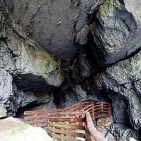 Der Eingang der Schlucht von Vigant