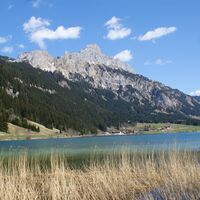 Blick auf den Haldensee vom Rundweg