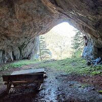 Blick aus der Herrenhöhle