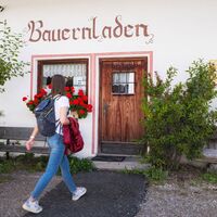 Eingang Leutascher Bauernladen