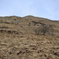 Aufstieg zwischen den Alpen