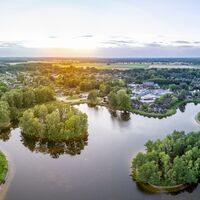 Vogelperspektive des Eurostrand Resorts Lüneburger Heide