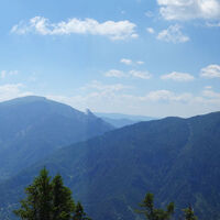 am Gipfel Blick nach Ost