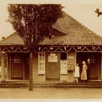 Milchhäuschen am Markt um 1935