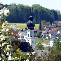 Ankunft am Zielort Obertrum.