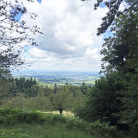 Aussicht ins Rheintal